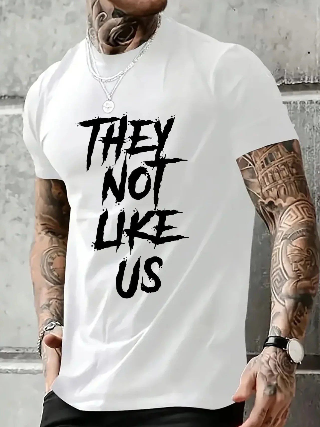 180G Pure Cotton Single-Sided Printed Round Neck Short Sleeve T-Shirt, 1pc Casual Summer T-Shirt