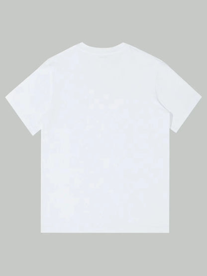 180G Pure Cotton Single-Sided Printed Round Neck Short Sleeve T-Shirt, Men'S Fashion Short Sleeve T-Shirt