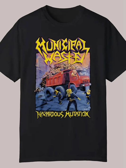 [Casual Tee] Polyester Casual Men's T-Shirt - "Monk Tough" Graphic Print | Crew Neck, Short Sleeve