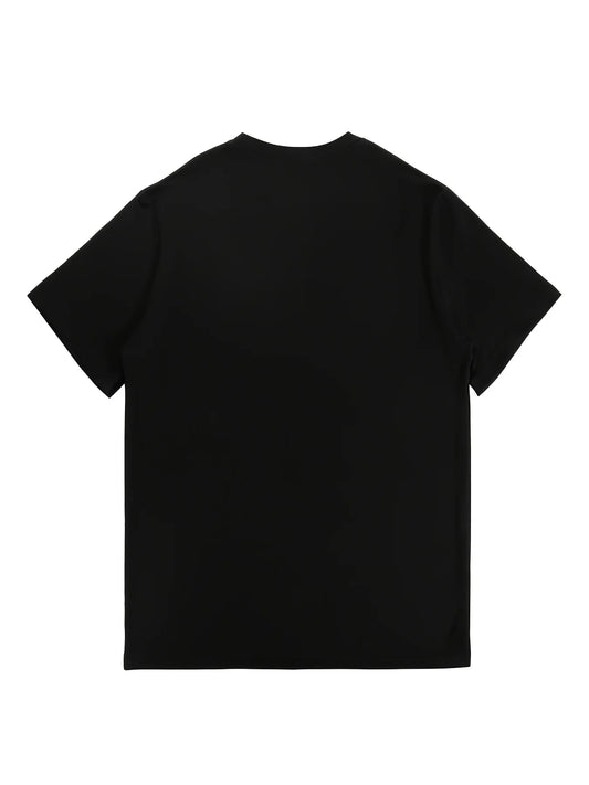 Men's Primus Graphic Cotton T-Shirt - Black, Short Sleeve, Urban Style, Casual Fit, Machine Washable