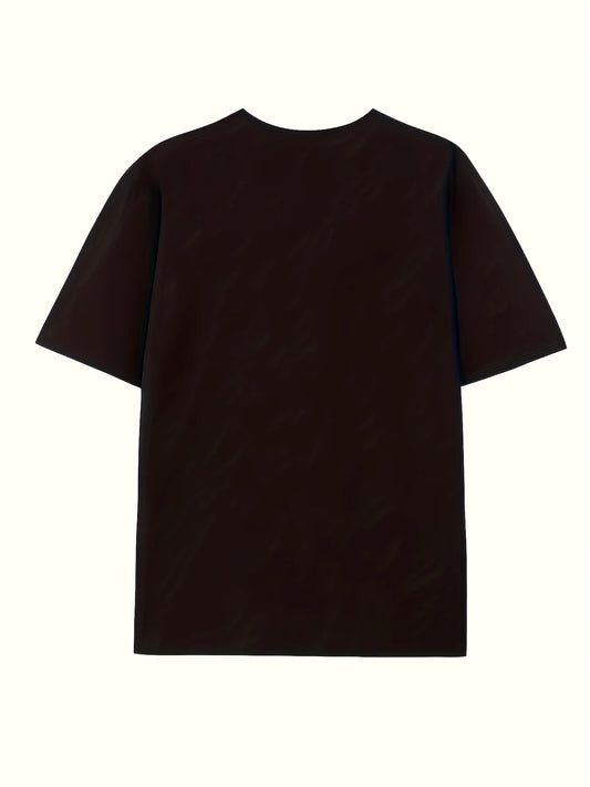 Men's Dallas Field Graphic T-Shirt - Heavyweight 220g Cotton, Round Neck, Short Sleeve
