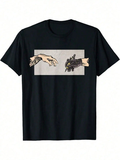 [Tattoo|Funny] Super Soft, Breathable, Moisture Absorbent Tattoo Gun Tattoo Artist Funny Tattoo T-Shirt |