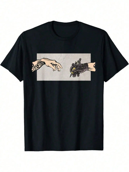 [Tattoo|Funny] Super Soft, Breathable, Moisture Absorbent Tattoo Gun Tattoo Artist Funny Tattoo T-Shirt |