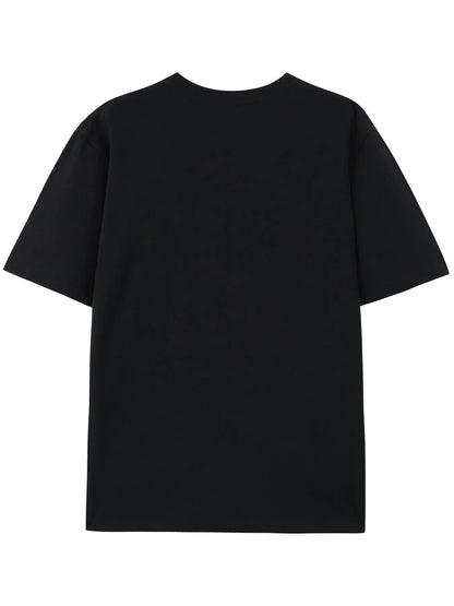 1pc Yay Go Sports! Motivational T-Shirt, 100% Cotton Crew Neck, Slight Stretch, Casual Striped Tee for Adults