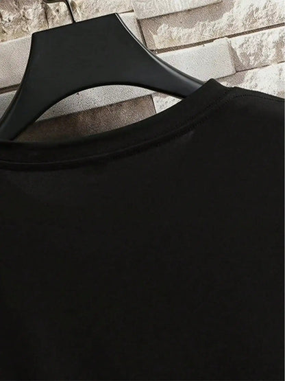 I Love Passionate Criminal Pattern Printed T-Shirt- 100% Cotton Round Neck Top- Casual Comfortable Kn