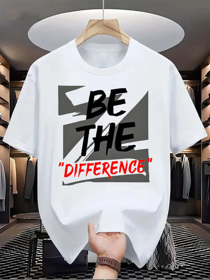 Mens Graphic Tees - 180G Pure Cotton Single-Sided Printed Crew Neck Short Sleeve T-Shirt - Regular Fit