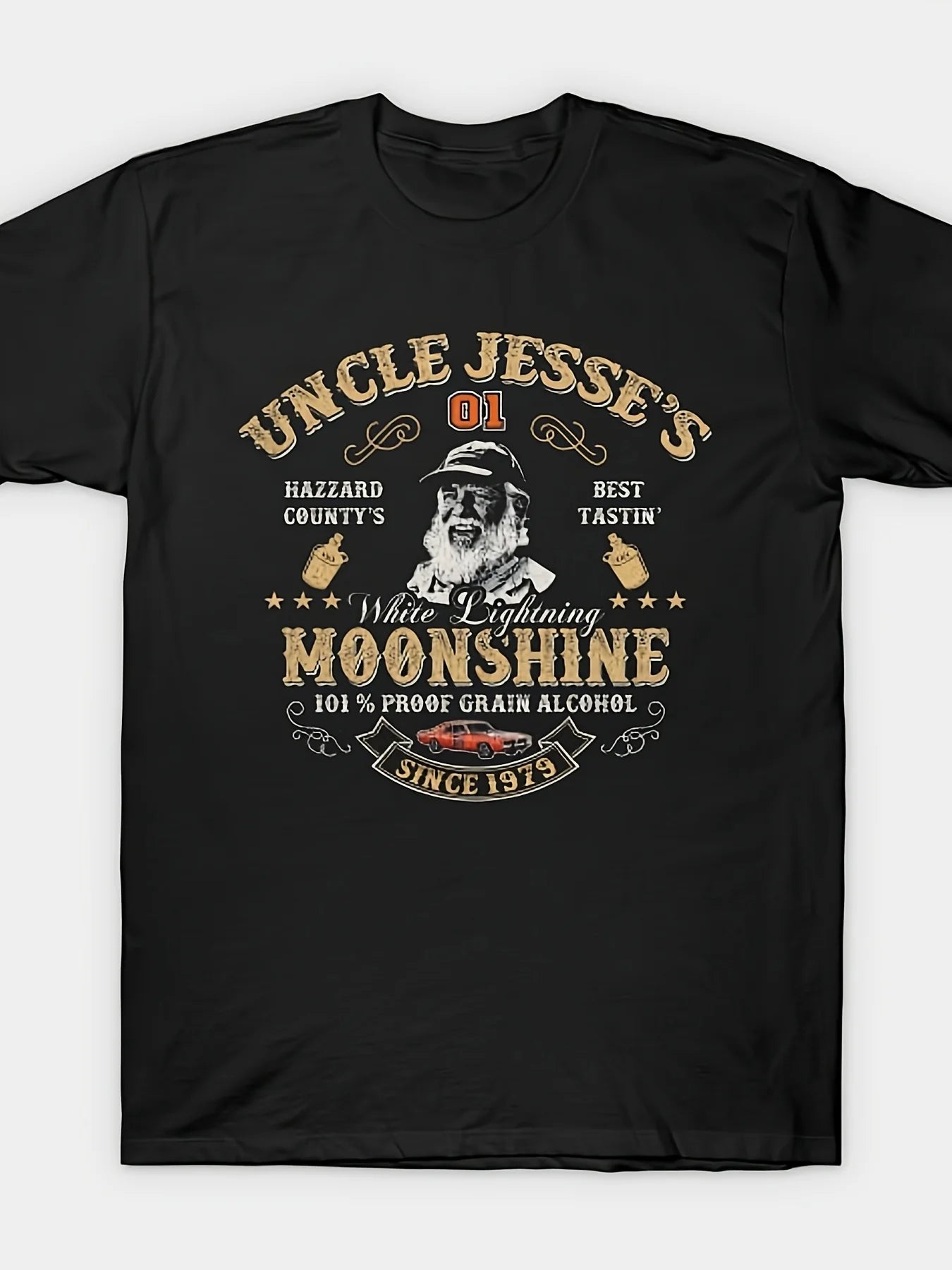 Men'S and Women'S graphic Short Sleeve T-Shirt 100% Cotton 180g S-3XL Round Neck Design Funny Vintage Print Black Summer
