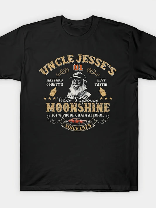 Men'S and Women'S graphic Short Sleeve T-Shirt 100% Cotton 180g S-3XL Round Neck Design Funny Vintage Print Black Summer