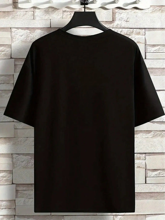 I Love Passionate Criminal Pattern Printed T-Shirt- 100% Cotton Round Neck Top- Casual Comfortable Kn