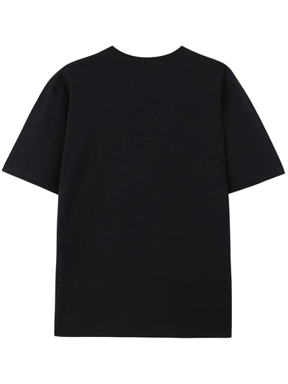 1pc Dad Tax Graphic T-Shirt - Casual Cotton Tee with Geometric Food Pattern, Round Neck, Stretch Fabric