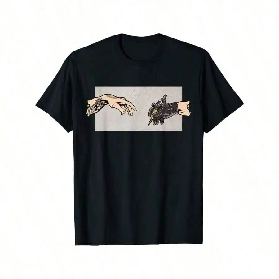 [Tattoo|Funny] Super Soft, Breathable, Moisture Absorbent Tattoo Gun Tattoo Artist Funny Tattoo T-Shirt |