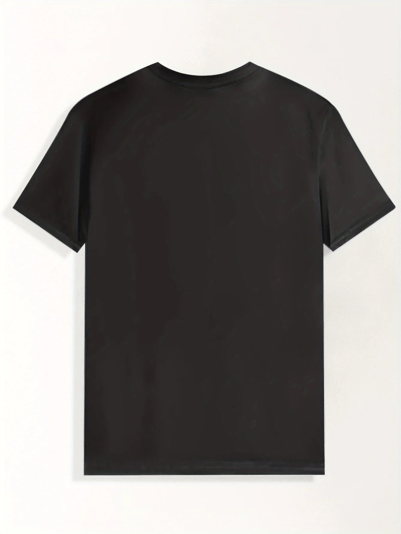 [Casual Tee] Polyester Casual Men's T-Shirt - "Monk Tough" Graphic Print | Crew Neck, Short Sleeve