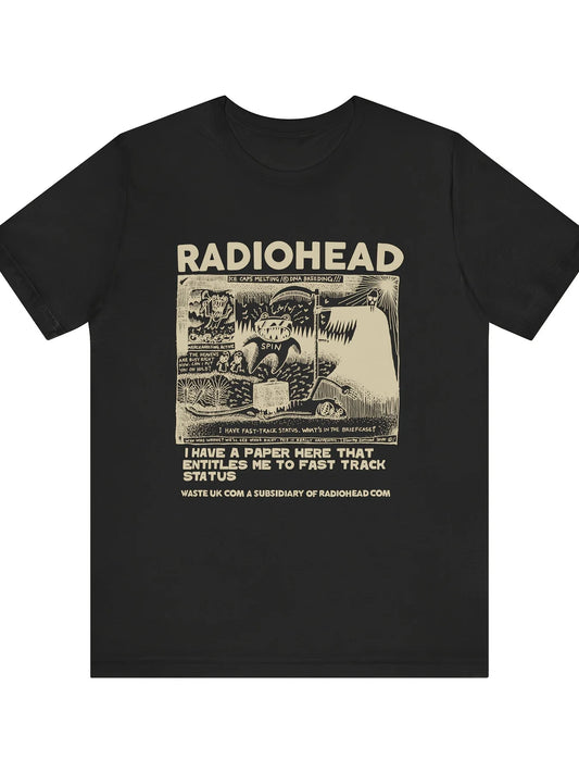 Men's Summer Comfy Cotton T-shirt, Creative Print Short Sleeve Tee, Trendy Casual Top For Daily Life